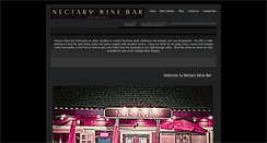 Desktop Screenshot of nectarswinebar.com